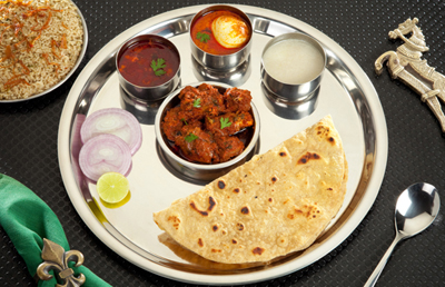 Mutton Special Thali – Padma Guest House